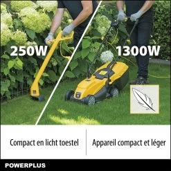 Powerplus POWXG6212T Elektrische Grasmaaier - Grasmachine Voor Kleine En Middelgrote Tuin - 1300W - Maaibreedte 320mm - Verstelbare Maaihoogte - 30L Opvangbak - Incl. Grastrimmer 250W 15 Powerplus POWXG6212T Elektrische Grasmaaier - Grasmachine Voor Kleine En Middelgrote Tuin - 1300W - Maaibreedte 320mm - Verstelbare Maaihoogte - 30L Opvangbak - Incl. Grastrimmer 250W -Tuin Aanleg 1200x1200 1335