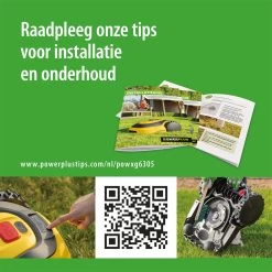 Powerplus POWXG6305 Robotmaaier - 18V - Voor Gazons Tot Ca. 500m² - Maaibreedte 180mm - Incl. Laadstation En Accessoires -Tuin Aanleg 1200x1200 1346