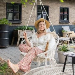 Vita5 Macramé Hangstoel - Voor Binnen En Buiten - Zonder Standaard - Incl. Kussen, Boekenvak En Beschermhoes - Tot 150kg - Beige 17 Vita5 Macramé Hangstoel - Voor Binnen En Buiten - Zonder Standaard - Incl. Kussen, Boekenvak En Beschermhoes - Tot 150kg - Beige -Tuin Aanleg 1200x1200 136