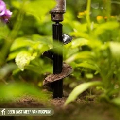 Merkloos Grondboor Voor Planten - 25 CM - Palenboor - Moestuin - Bollenplanter - Zwart -Tuin Aanleg 1200x1200 1502