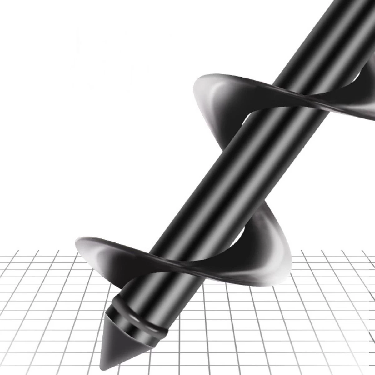 Merkloos Grondboor - Grondboor Voor Boormachine - Bollenplanter - Palenboor - Boor - Tuin - 60 Cm - 8 CM 5 Merkloos Grondboor - Grondboor Voor Boormachine - Bollenplanter - Palenboor - Boor - Tuin - 60 Cm - 8 CM - Afbeelding 3