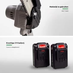 Mardin Mini Kettingzaag - Snoeizaag - Kettingzaag - Kettingzaag Electrisch Met 2 Accu - Inclusief Koffer - 1 Extra Accu - Grijs 15 Mardin Mini Kettingzaag - Snoeizaag - Kettingzaag - Kettingzaag Electrisch Met 2 Accu - Inclusief Koffer - 1 Extra Accu - Grijs -Tuin Aanleg 1200x1200 1521