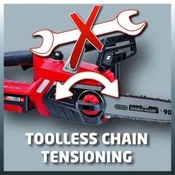 Einhell Accu Kettingzaag GE-LC 18 Li Kit (1x3,0Ah) Power X-Change (Li-Ion - 18 V - 25 Cm Zwaardlengte - 23 Cm Snijlengte - Terugslagbescherming - Kettingvangbout - Incl. 3,0 Ah Accu En Lader) -Tuin Aanleg 1200x1200 1537