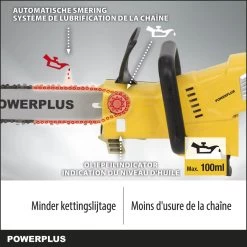Powerplus POWXG1032 Elektrische Kettingzaag - 900W - Zwaardlengte 300mm - Automatische Kettingsmering - Incl. 1x Ketting En 1x Zwaard -Tuin Aanleg 1200x1200 1546