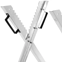 Merkloos Monzana Zaagbok - Metaal Opvouwbaar 83x81x88cm - Zilver -Tuin Aanleg 1200x1200 1601