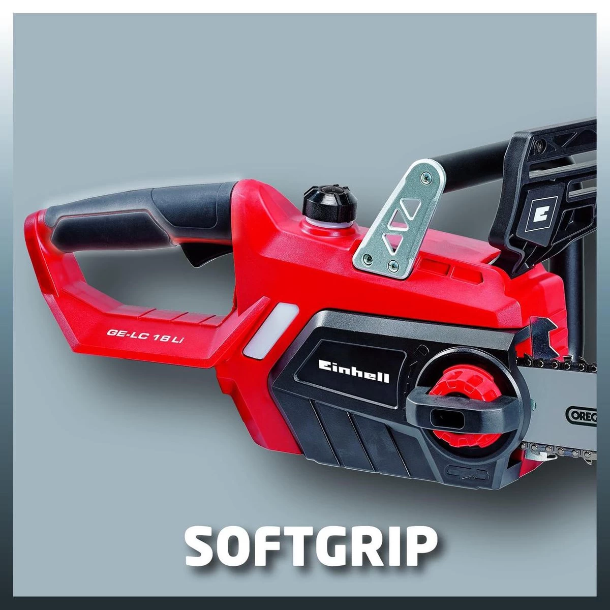 Einhell Accu Kettingzaag GE-LC 18 Li-Solo Power X-Change (Li-Ion, 18 V, 25 Cm Zwaardlengte, 23 Cm Snijlengte, Terugslagbescherming, Kettingvangbout, Zonder Accu En Lader) 11 Einhell Accu Kettingzaag GE-LC 18 Li-Solo Power X-Change (Li-Ion, 18 V, 25 Cm Zwaardlengte, 23 Cm Snijlengte, Terugslagbescherming, Kettingvangbout, Zonder Accu En Lader) - Afbeelding 9