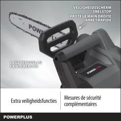 Powerplus POWEG10110 Elektrische Kettingzaag - 2200W - Zwaardlengte 400mm - Automatische Kettingsmering - Incl. 1x Ketting En 1x Zwaard -Tuin Aanleg 1200x1200 1671