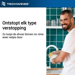 Techweise - Rioolslang Voor Kärcher K2 T/m K7 - 15M - Met Voorwaartse Hogedruksproeiers 17 Techweise - Rioolslang Voor Kärcher K2 T/m K7 - 15M - Met Voorwaartse Hogedruksproeiers -Tuin Aanleg 1200x1200 1760