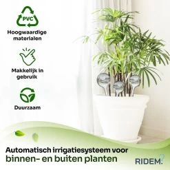 Waterdruppelaar Voor Planten - Irrigatiesysteem- Waterbol - Druppelsysteem - Watergeefsysteem Voor Kamerplanten - Plantenwatergever -6 Stuks - Transparant -Tuin Aanleg 1200x1200 1958