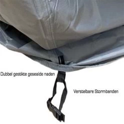 COVER UP HOC - Diamond Hoes Tuinmeubelen- 250x250x90 Cm - Tuinset Beschermhoes Waterdicht Met Stormbanden, Trekkoord En Afwaterings HOCCIE - Zilvergrijze Hoes Tuinmeubels -Tuin Aanleg 1200x1200 198