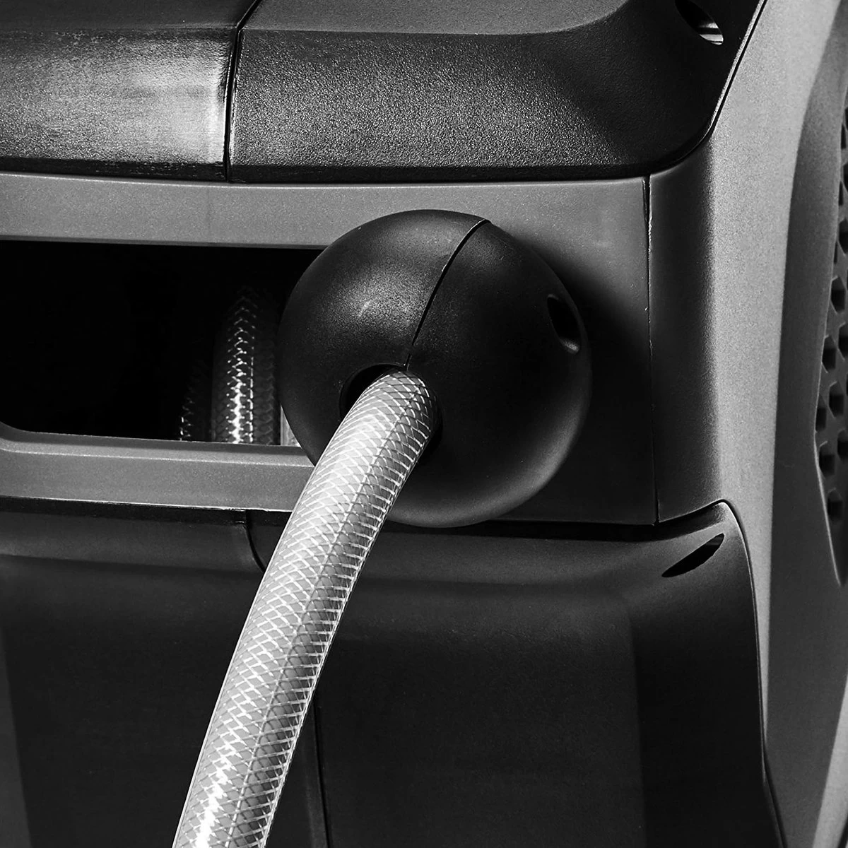 CoolHome - Wandslangenbox 20 Meter + 2 Meter - Tuinslang Met Haspel- Slangenhouder 180° Draaibaar - Tuinslanghaspel Zwart - Grijs 4 CoolHome - Wandslangenbox 20 Meter + 2 Meter - Tuinslang Met Haspel- Slangenhouder 180° Draaibaar - Tuinslanghaspel Zwart - Grijs - Afbeelding 2