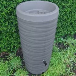Regenton Wave - 240 Liter - Grijs -Tuin Aanleg 1200x1200 2061