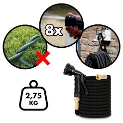 In Round Flexibele Tuinslang – 22,5 Meter – Sproeikop, Tuinslanghouder -Tuin Aanleg 1200x1200 2169