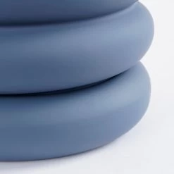 Mica Decorations Ilse Bloempot Met Schotel - H16 X Ø18,5 Cm - Keramiek - Blauw -Tuin Aanleg 1200x1200 2283