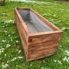 AMISHOUT - Plantenbak Van Balkjes 120x40x40 Cm - Bruin 2 AMISHOUT - Plantenbak Van Balkjes 120x40x40 Cm - Bruin -Tuin Aanleg 1200x1200 2322