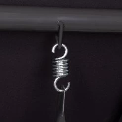 Springos Schommelbank | Linda-Schommel | 3-zits | Waterafstotend | Inclusief 2 Kussens | Verstelbare Luifel | 162 X 200 X 120 Cm | Zwart -Tuin Aanleg 1200x1200 264