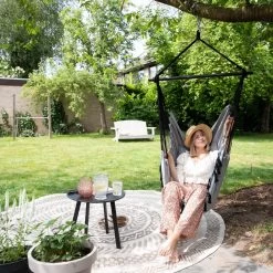 Vita5 XXL Hangstoel | Binnen&Buiten Hangnest | Incl. 2 Kussens En Boekenvak | Volwassenen&Kinderen | Hangmatstoel Tot 225kg | Grijs 23 Vita5 XXL Hangstoel | Binnen&Buiten Hangnest | Incl. 2 Kussens En Boekenvak | Volwassenen&Kinderen | Hangmatstoel Tot 225kg | Grijs -Tuin Aanleg 1200x1200 382