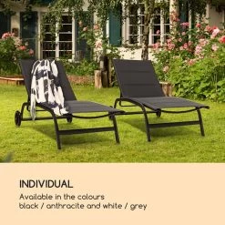 Blumfeldt Limala Tuinstoel - Ligstoel - Relaxstoel - Rugleuning In 6 Standen Verstelbaar - 2 Vielen - Draagkracht: Max. 150 Kg -Tuin Aanleg 1200x1200 453