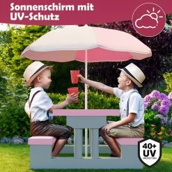 Spielwerk Kinder Tuinset – Incl. Parasol UV-bescherming - Roze Grijs 13 Spielwerk Kinder Tuinset – Incl. Parasol UV-bescherming - Roze Grijs -Tuin Aanleg 1200x1200 62