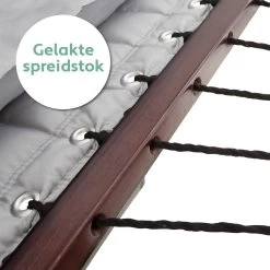 Vita5 Hangmat Met Standaard En Spreidstok – 2 Persoons – Incl. Bekerhouder - Afneembaar Kussen – Uv-bestendig – Lichtgrijs -Tuin Aanleg 1200x1200 847