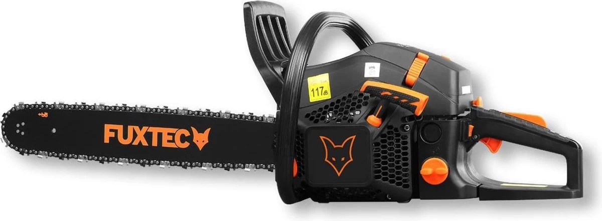 FUXTEC Kettingzaag Benzine - 61,5cc 2-takt - 51cm / 20 Inch Zwaardlengte - Incl. Zaagblad & Ketting - FX-KS262 - Black Edition 8 FUXTEC Kettingzaag Benzine - 61,5cc 2-takt - 51cm / 20 Inch Zwaardlengte - Incl. Zaagblad & Ketting - FX-KS262 - Black Edition - Afbeelding 6