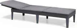 Allibert Jaipur Ligbed - 58x187,5x29 Cm - Grafiet -Tuin Aanleg 1200x444
