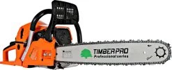 TIMBERPRO - Kettingzaag - 62 Cc - Benzine - Zwaardlengte 50 Cm - Met Transportzak - Met 2e Ketting -Tuin Aanleg 1200x490 2
