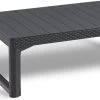 Allibert Lyon Tuintafel - 116x71,5x66/40 Cm - Grafiet 1 Allibert Lyon Tuintafel - 116x71,5x66/40 Cm - Grafiet -Tuin Aanleg 1200x576