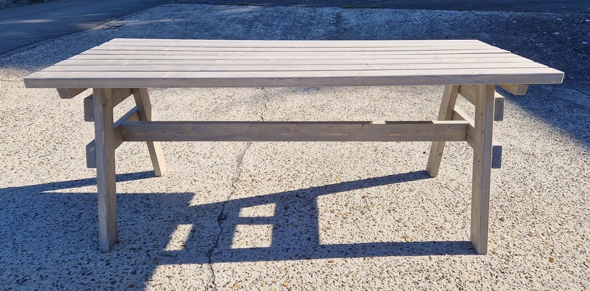 Jee & Bee Tuintafel 6 Persoons (grijs) 6 Jee & Bee Tuintafel 6 Persoons (grijs) - Afbeelding 4