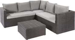 Central Park Hoekbank Loungeset Alea Grijs Staal/riet 3-delig -Tuin Aanleg 1200x643