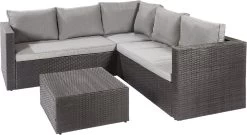 Central Park Hoekbank Loungeset Alea Grijs Staal/riet 3-delig -Tuin Aanleg 1200x656