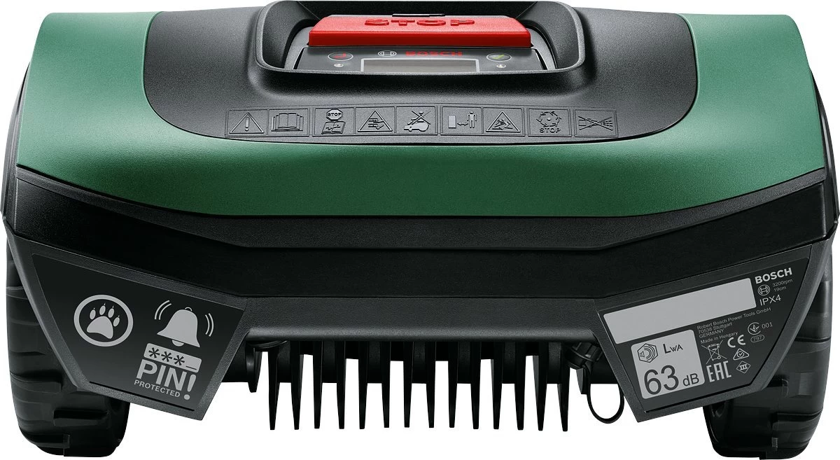 Bosch Indego S+ 500 Robotmaaier - Voor Gazons Tot 500 M2 - Incl. Laadstation En Accessoires - Connected 4 Bosch Indego S+ 500 Robotmaaier - Voor Gazons Tot 500 M2 - Incl. Laadstation En Accessoires - Connected - Afbeelding 2