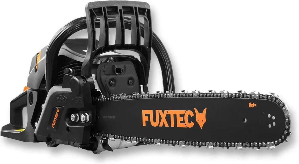 FUXTEC Kettingzaag Benzine - 61,5cc 2-takt - 51cm / 20 Inch Zwaardlengte - Incl. Zaagblad & Ketting - FX-KS262 - Black Edition 3 FUXTEC Kettingzaag Benzine - 61,5cc 2-takt - 51cm / 20 Inch Zwaardlengte - Incl. Zaagblad & Ketting - FX-KS262 - Black Edition
