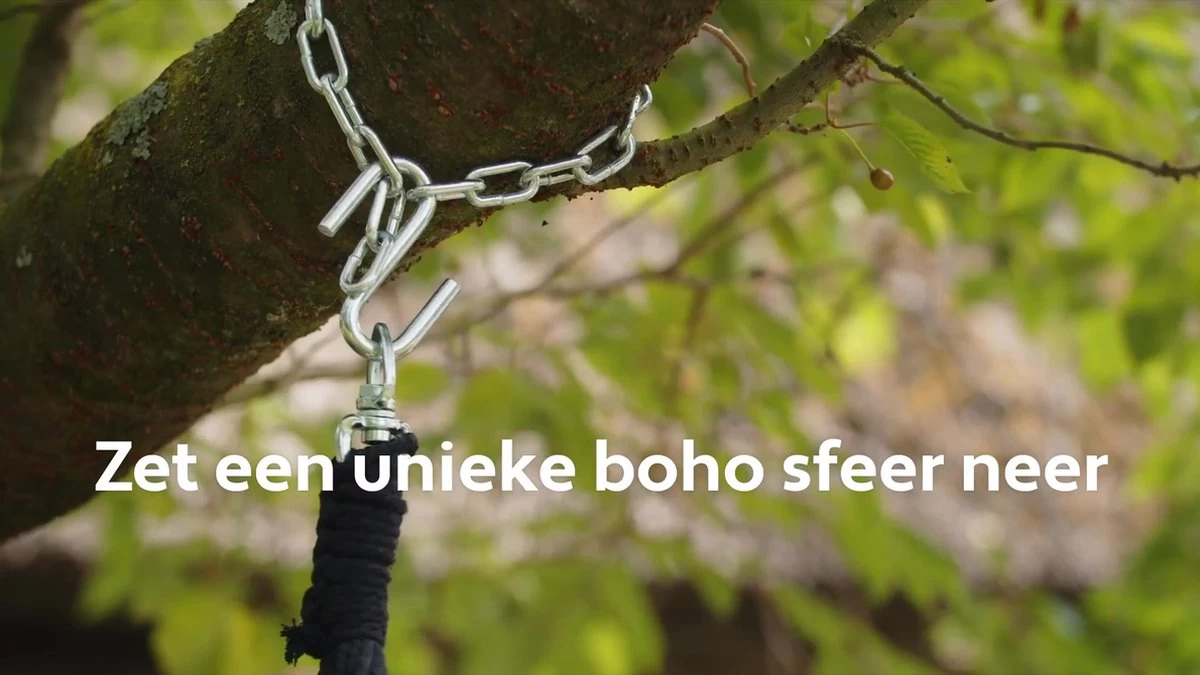 Vita5 XXL Hangstoel | Binnen&Buiten Hangnest | Incl. 2 Kussens En Boekenvak | Volwassenen&Kinderen | Hangmatstoel Tot 225kg | Grijs 14 Vita5 XXL Hangstoel | Binnen&Buiten Hangnest | Incl. 2 Kussens En Boekenvak | Volwassenen&Kinderen | Hangmatstoel Tot 225kg | Grijs - Afbeelding 12