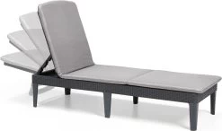 Allibert Jaipur Ligbed - 58x187,5x29 Cm - Grafiet -Tuin Aanleg 1200x707