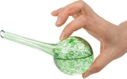 Merkloos Decopatent® 4 Stuks - Waterdruppelaar Voor Planten - Watergever - Glas - Waterbollen - Watergeefsysteem - Plantenbollen - Groen -Tuin Aanleg 1200x752 4