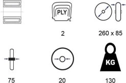 Benson Bolderkarwiel Steekwagenwiel Met Luchtband 3.00-4 | Asgatdiameter 20mm Rollager | Hoogte Wiel 26cm -Tuin Aanleg 1200x794 10