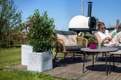 Capi Europe - Bloempot Vierkant Rib NL - 30x30x30 - Zwart - Voor Binnen En Buiten - KBLR902 -Tuin Aanleg 1200x799 268