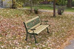 LIFA GARDEN Tuinbank Voor 2 Kinderen | Kinderbank Van Onbewerkt Hout En Ijzer | Nostalgische Tuinbank Met Jungle Afbeelding In De Rugleuning | Tuinbank Om Te Beitsen | 82 X 39 X 50 Cm -Tuin Aanleg 1200x799 7