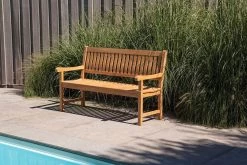 Merkloos TIERRA | Tuinbank Van Teak Comfort Plus + | 150 Cm - 3-Persoons / 3-Zits | Naturel / Original | BONANY Luxe | Geschuurd & Olie Op Waterbasis | Klassiek & Traditioneel | Stevig | Tuinzetel | Bank Voor Tuin -Tuin Aanleg 1200x800 63