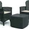 Pro Garden Tuinset Compleet Florence - 2 Stoelen - Met Kussentjes - Bijzettafel- Rotanlook