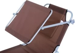 Outsunny Ligstoel Ligbank Voor Buiten Ligstoel Voor Op Het Strand Inklapbaar Met Zonnedak 3 Kleuren 84B-001 -Tuin Aanleg 1200x849