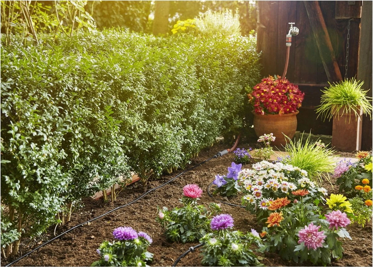 GARDENA Micro Drip System Startset S - Voor Rijplanten Druppelsysteem- 15 Meter 4 GARDENA Micro Drip System Startset S - Voor Rijplanten Druppelsysteem- 15 Meter - Afbeelding 2