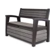 Keter - Hudson Bench Box - 2-zits Bank - Opbergbox - Hout Look & Feel - 227L - 138x63x89cm - Antraciet 2 Keter - Hudson Bench Box - 2-zits Bank - Opbergbox - Hout Look & Feel - 227L - 138x63x89cm - Antraciet -Tuin Aanleg 1200x873