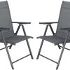 Tuinstoelen Met 7 Standen, Set Van 2 Stuks Grijs 2 Tuinstoelen Met 7 Standen, Set Van 2 Stuks Grijs -Tuin Aanleg 1200x886 2