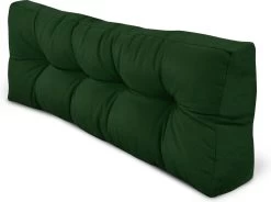 Beautissu Style – Palletkussen Set – 1x Zitkussen 120x80 Cm & 1x Rugkussen 120x40 Cm – Donker Groen -Tuin Aanleg 1200x895 2