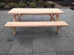 Douglas Geschaafd Picknicktafel 200 Cm Lang Houtdikte 45mm -Tuin Aanleg 1200x899 13