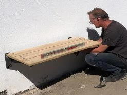 MaximaVida Opklapbare Gevelbank Jordaan 100 Cm- FSC Eikenhout -Tuin Aanleg 1200x900 15