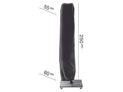 AeroCover Parasolhoes - Zweef Parasols - Grijs - 250x55 Cm (HxB) -Tuin Aanleg 1200x900 2