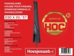 Parasolhoes - Hoes Ronde Stokparasol T/m ø 4m - Hoes Vierkante Stokparasol 3mx3m - Zware Dikke Kwaliteit -Tuin Aanleg 1200x904